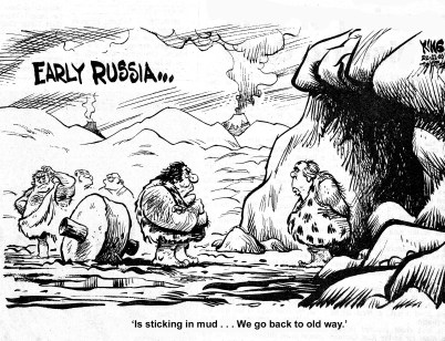 Early Russia cartoon